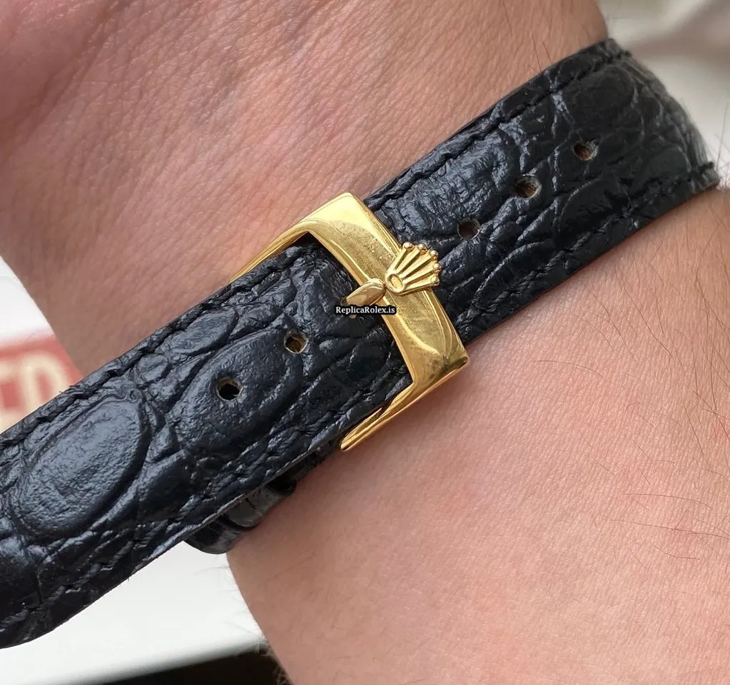 Trustworthy Replica Rolex Oyster Perpetual 34 1005 Caliber 1570 Automatic Movement 34mm Yellow Gold Case Mens/unisex Watch - Image 11