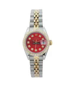 1:1 Replica Rolex Lady-datejust 69173 Caliber 2135 Automatic Movement 26mm Gold/steel Case Womens Watch