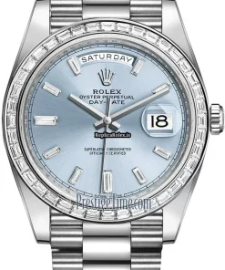 Distinctive Clone Rolex Day-date 40 228396tbr Automatic Movement 40mm Platinum Case Mens/unisex Watch