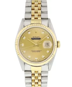 Epic Replica Rolex Datejust 16233 Caliber 3135 Automatic Movement 36mm Steel Case Mens/unisex Watch