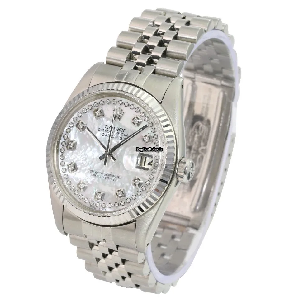 1:1 Fake Rolex Datejust Caliber 3035 Automatic Movement 36mm Steel Case Mens/unisex Watch - Image 8