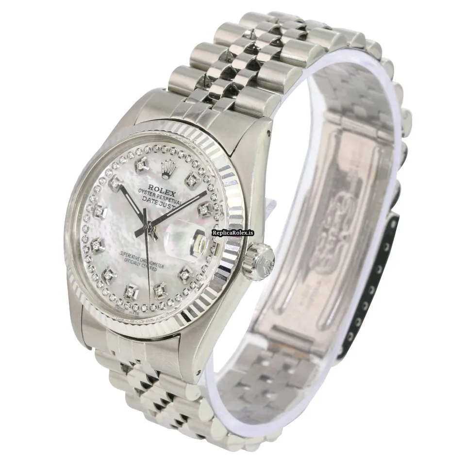 1:1 Fake Rolex Datejust Caliber 3035 Automatic Movement 36mm Steel Case Mens/unisex Watch - Image 9