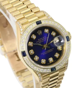 Popular Fake Rolex Lady-datejust 69178 Caliber 2135 Automatic Movement 26mm Yellow Gold Case Womens Watch