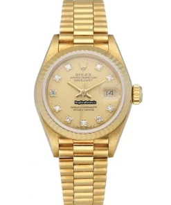 Unique Replica Rolex Lady-datejust 69178 Caliber 2235 Automatic Movement 26mm Yellow Gold Case Womens Watch