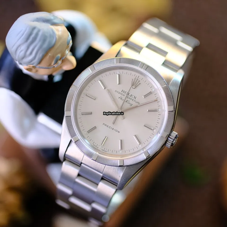 Recommend Replica Rolex Air King Precision 14010 Caliber 3000 Automatic Movement 34mm Steel Case Mens/unisex Watch - Image 3
