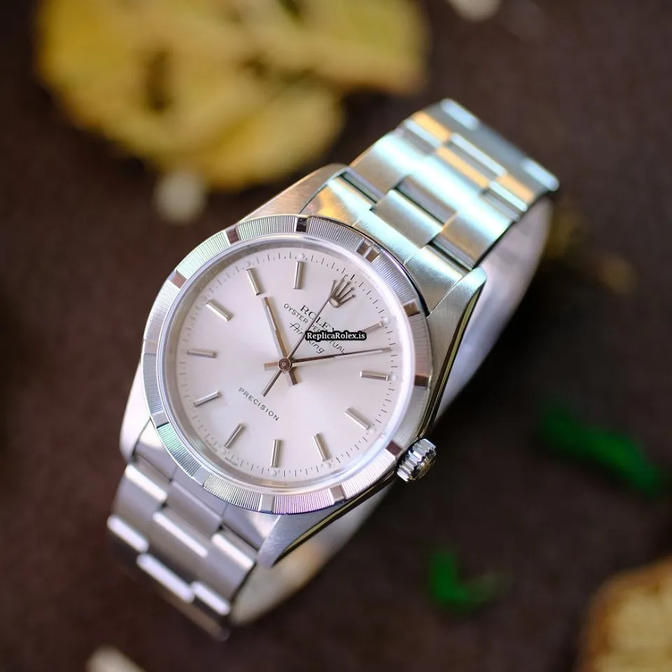 Recommend Replica Rolex Air King Precision 14010 Caliber 3000 Automatic Movement 34mm Steel Case Mens/unisex Watch - Image 5