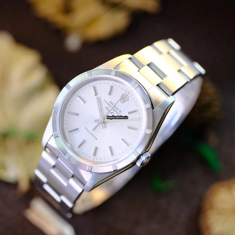 Recommend Replica Rolex Air King Precision 14010 Caliber 3000 Automatic Movement 34mm Steel Case Mens/unisex Watch - Image 6