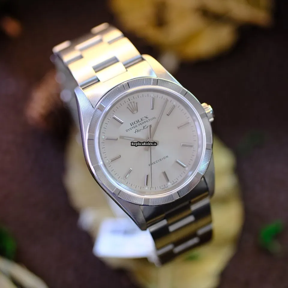 Recommend Replica Rolex Air King Precision 14010 Caliber 3000 Automatic Movement 34mm Steel Case Mens/unisex Watch - Image 7