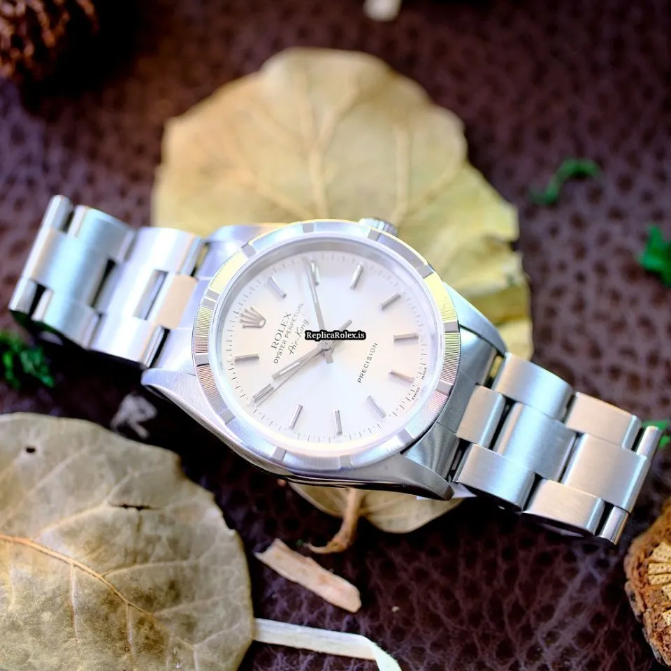 Recommend Replica Rolex Air King Precision 14010 Caliber 3000 Automatic Movement 34mm Steel Case Mens/unisex Watch - Image 8