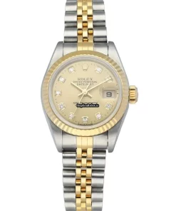 Awesome Fake Rolex Lady-datejust 69173 Automatic Movement 26mm Steel Case Womens Watch
