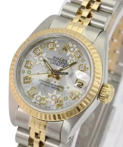 Cool Replicas Rolex Lady-datejust 69173 Caliber 2135 Automatic Movement 26mm Gold/steel Case Womens Watch