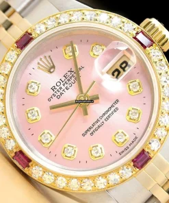 Cheap Knockoff Rolex Lady-datejust 69173 Caliber 2135 Automatic Movement 26mm Steel Case Womens Watch