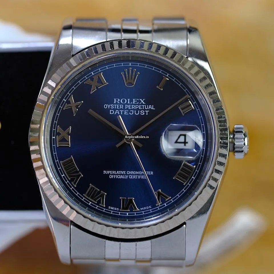 1:1 Replica Rolex Datejust 16234 Caliber 3135 Automatic Movement 36mm Steel Case Mens/unisex Watch