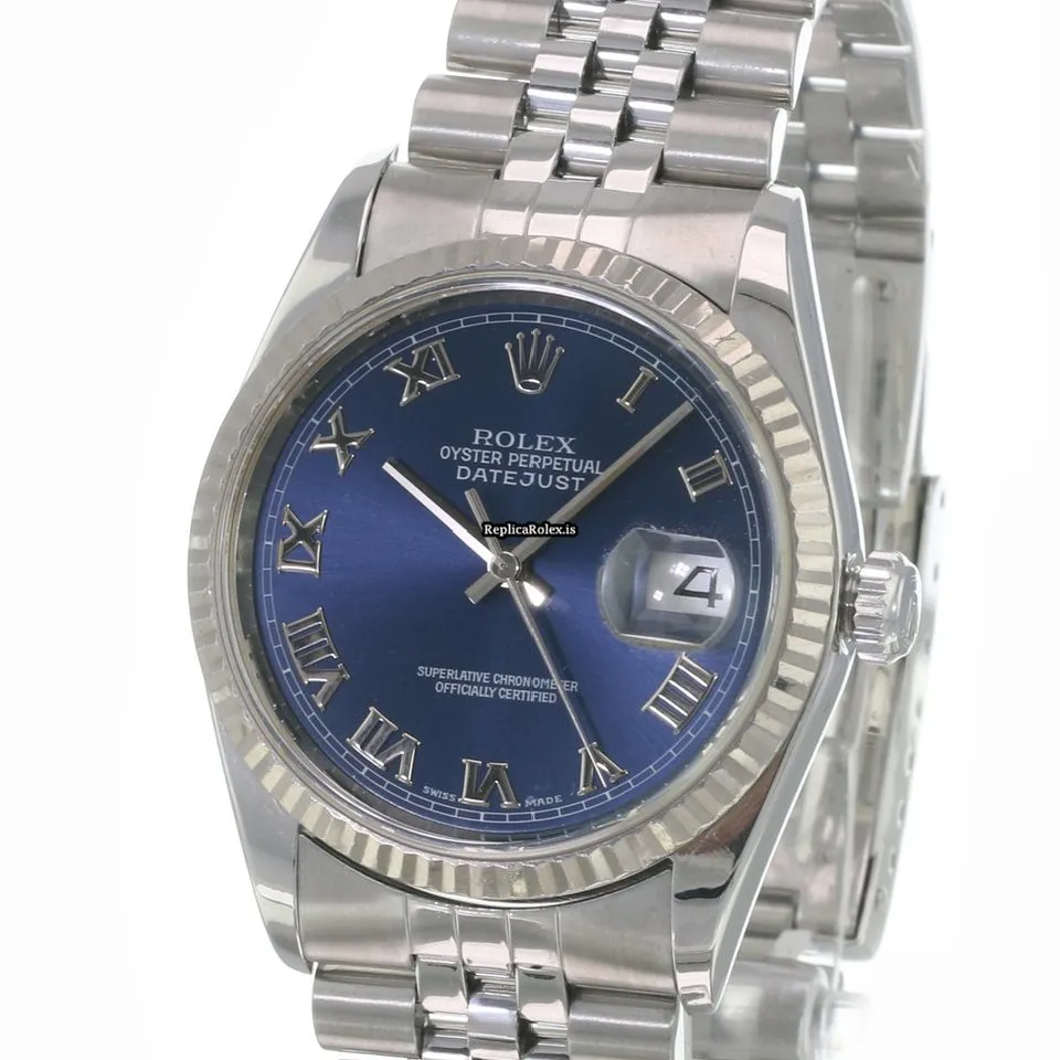 1:1 Replica Rolex Datejust 16234 Caliber 3135 Automatic Movement 36mm Steel Case Mens/unisex Watch - Image 5