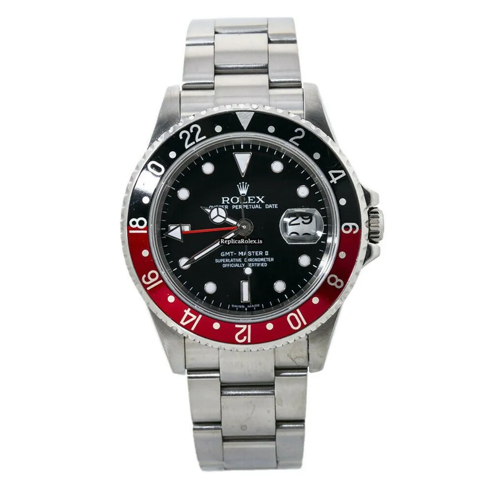 Luxury Clone Rolex Gmt-master II 16710t Automatic Movement 40mm Steel Case Mens/unisex Watch