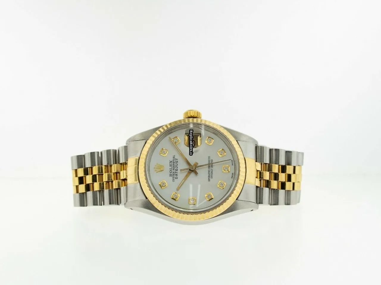 Recommend Copies Rolex Datejust 16013 Automatic Movement 36mm Gold/steel Case Mens/unisex Watch - Image 7