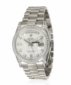 Defect Replica Rolex Day-date 36 118389 Automatic Movement 36mm White Gold Case Mens/unisex Watch