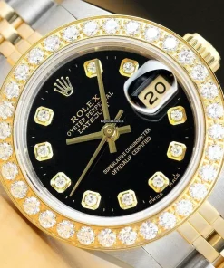 Trustworthy Fake Rolex Lady-datejust 69173 Caliber 2135 Automatic Movement 26mm Steel Case Womens Watch