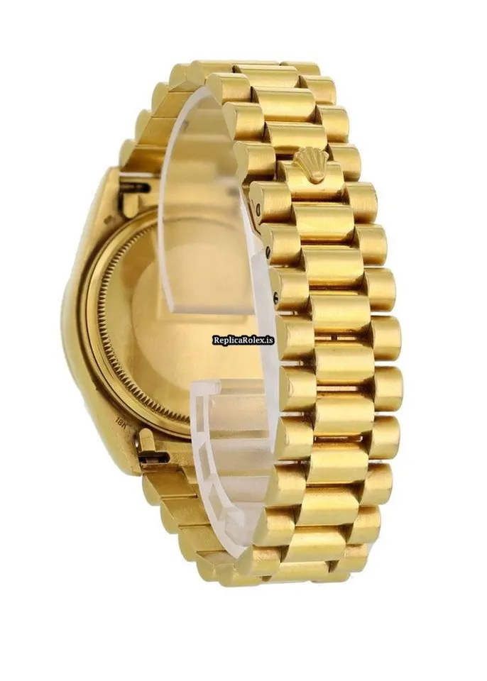 Trustworthy Fake Rolex Day-date 36 18238 Automatic Movement 36mm Yellow Gold Case Mens/unisex Watch - Image 4