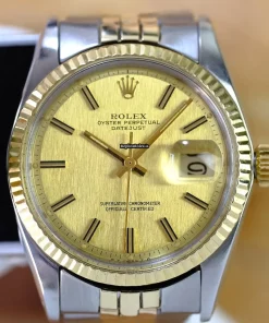 Best Replica Rolex Datejust 1601 Caliber 1570 Automatic Movement 36mm Gold/steel Case Mens/unisex Watch