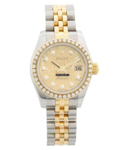 Pleasing Imitation Rolex Lady-datejust 179173 Automatic Movement 26mm Gold/steel Case Womens Watch