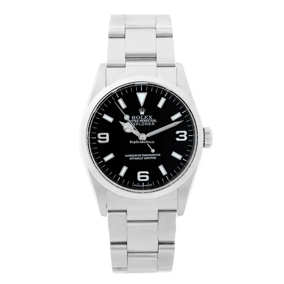 Suitable Replica Rolex Explorer 114270 Automatic Movement 36mm Steel Case Mens/unisex Watch