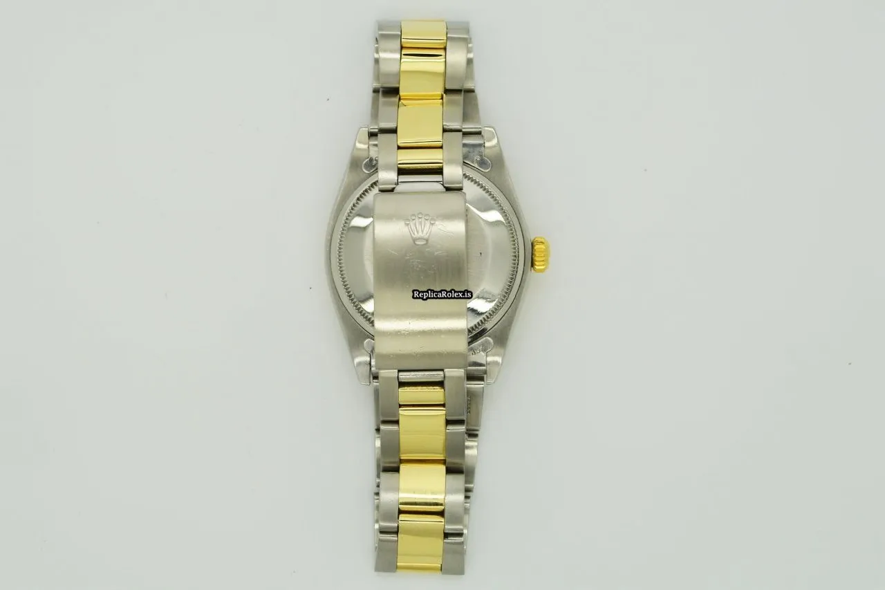 Pleasing Copy Rolex Oyster Perpetual Date 1505 Caliber 1570 Automatic Movement 34mm Gold/steel Case Mens/unisex Watch - Image 4