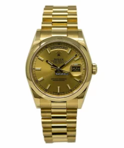 Design Replica Rolex Day-date 36 118208 Automatic Movement 36mm Yellow Gold Case Mens/unisex Watch