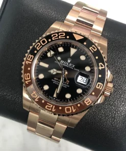 High Quality Replica Rolex Gmt-master II 126715chnr Caliber 3285 Automatic Movement 40mm Rose Gold Case Mens/unisex Watch