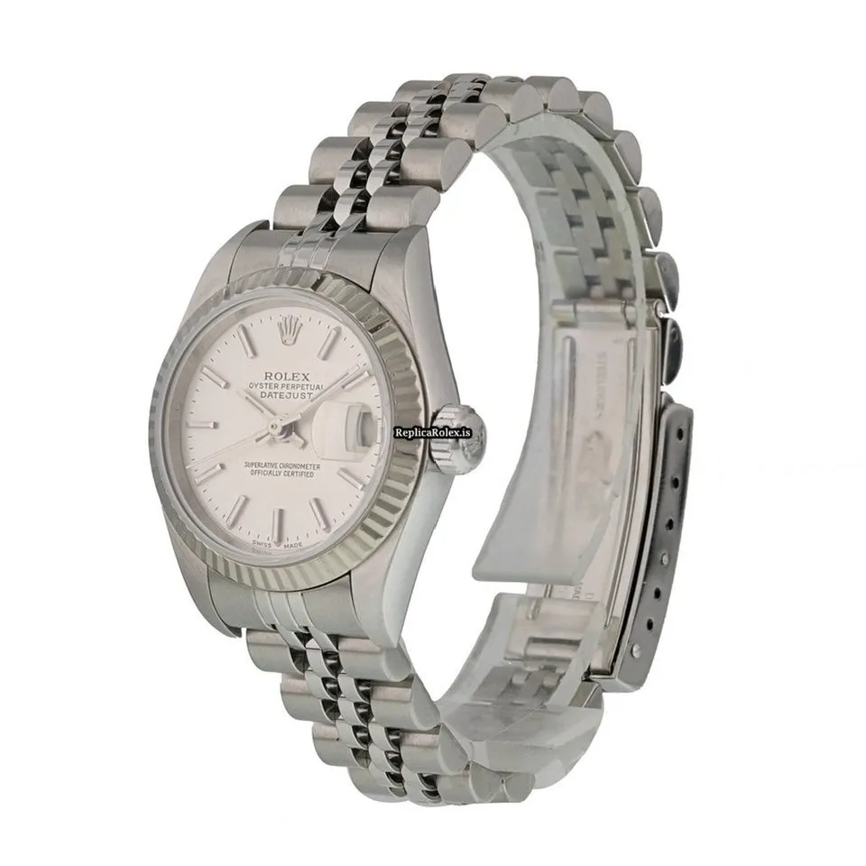 Fantastic Replicas Rolex Lady-datejust 69174 Automatic Movement 26mm Steel Case Womens Watch - Image 3