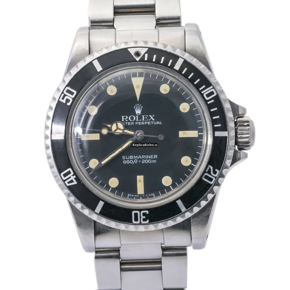 Fabulous Replica Rolex Submariner (no Date) 5513 Automatic Movement 40mm Steel Case Mens/unisex Watch - Image 4