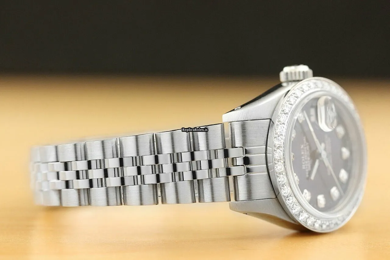 Affordable Copies Rolex Lady-datejust 69174 Caliber 2135 Automatic Movement 26mm Steel Case Womens Watch - Image 6