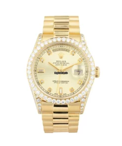 Design Replica Rolex Day-date 36 18238 Caliber 3155 Automatic Movement 36mm Yellow Gold Case Mens/unisex Watch