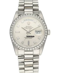Wholesale Replica Rolex Day-date 18346 Automatic Movement 36mm Platinum Case Mens/unisex Watch