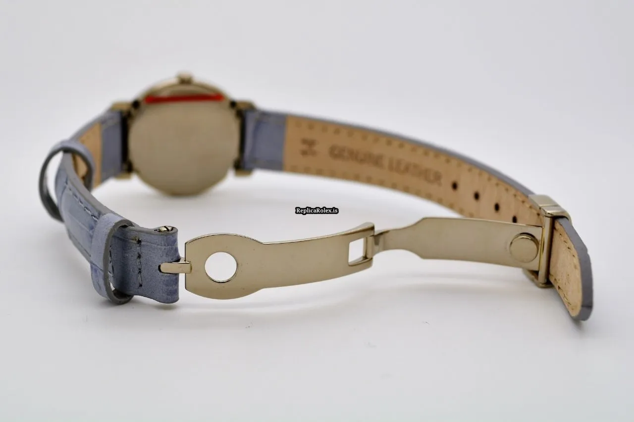 Lovely Replica Rolex Cellini 6673 Manual Winding Movement 27mm White Gold Case Womens Watch - Image 4