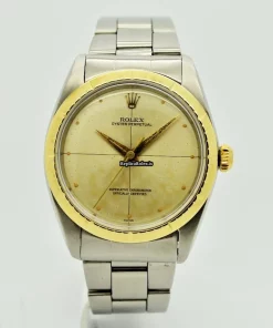 Excellent Fake Rolex Oyster Perpetual 34 1008 Caliber 1560 Automatic Movement 34mm Gold/steel Case Mens/unisex Watch