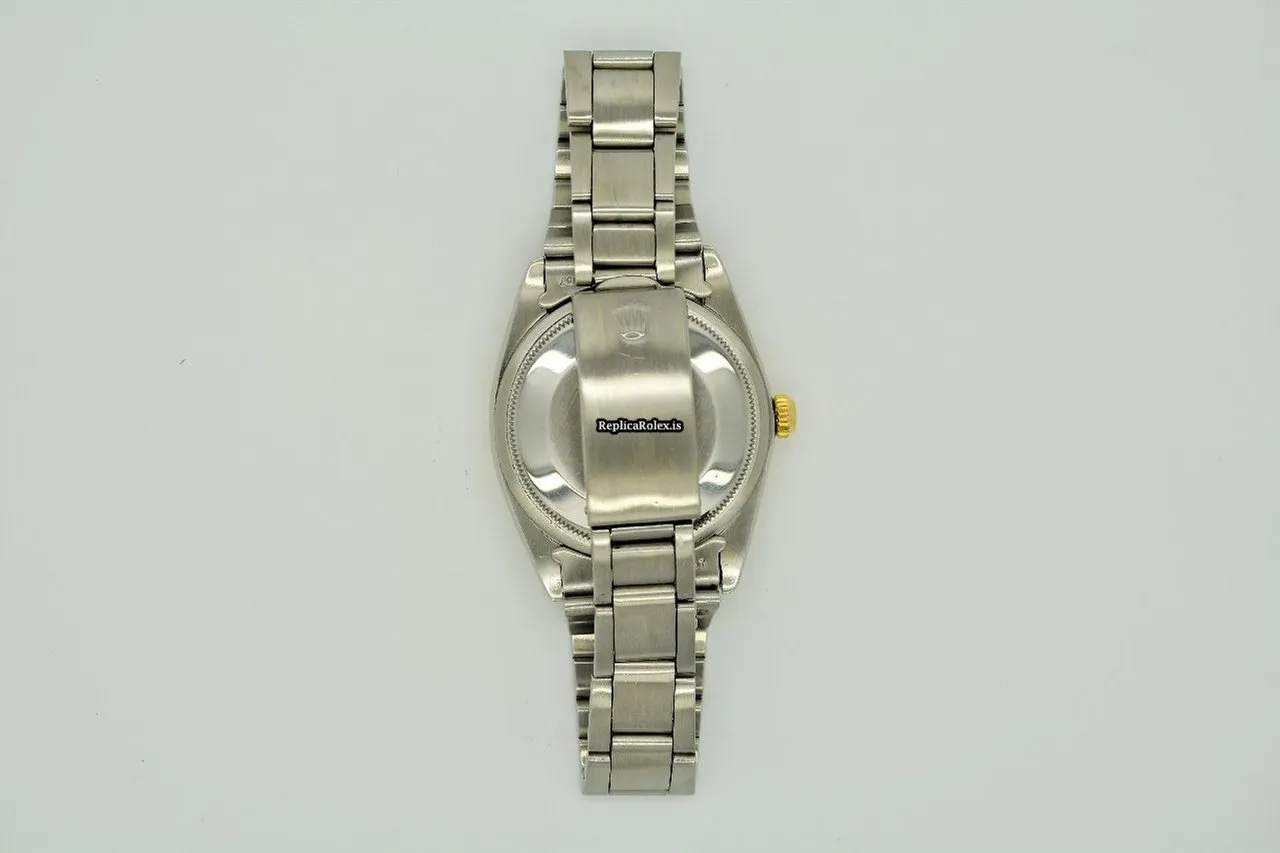 Excellent Fake Rolex Oyster Perpetual 34 1008 Caliber 1560 Automatic Movement 34mm Gold/steel Case Mens/unisex Watch - Image 4