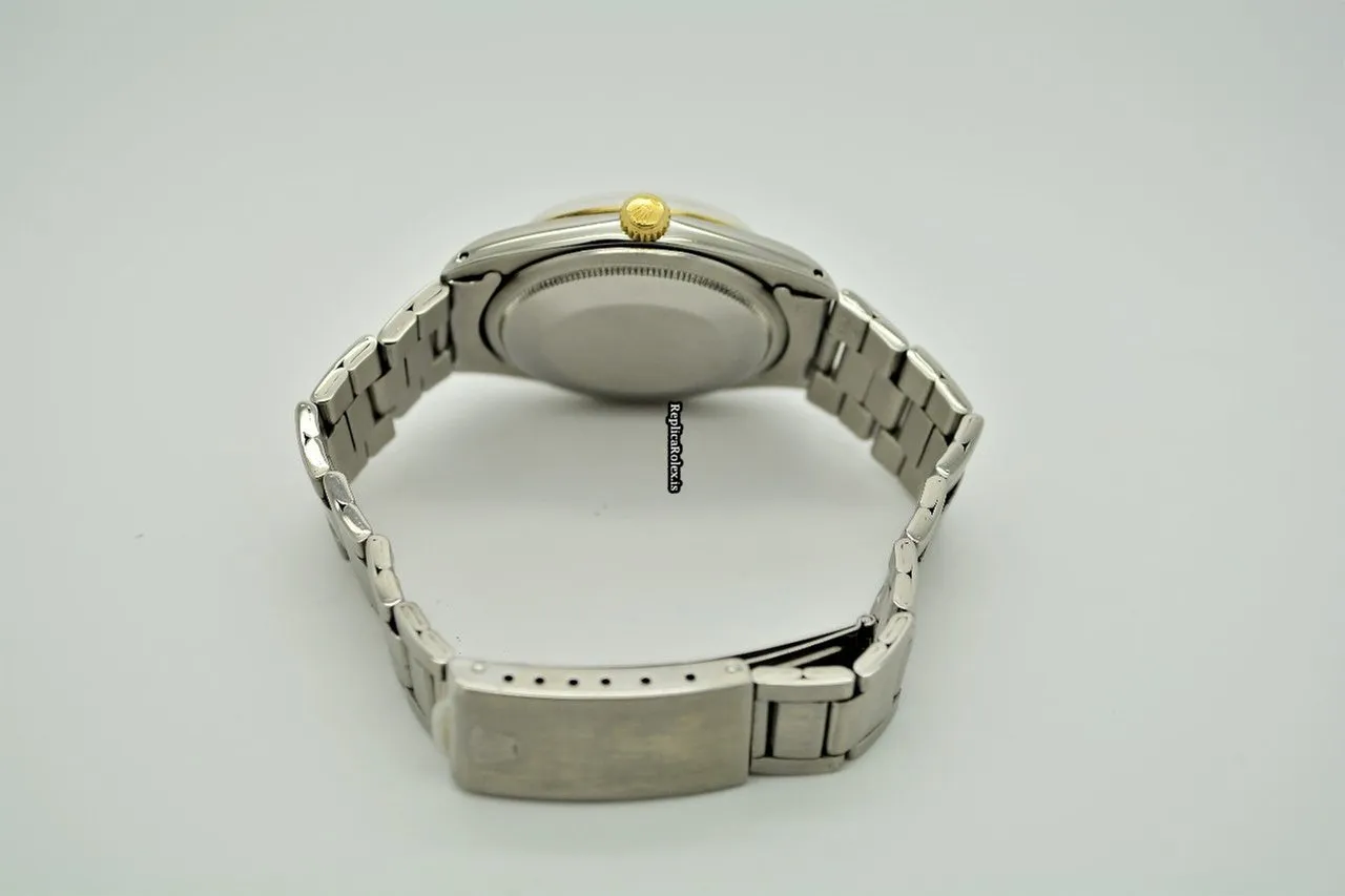 Excellent Fake Rolex Oyster Perpetual 34 1008 Caliber 1560 Automatic Movement 34mm Gold/steel Case Mens/unisex Watch - Image 6