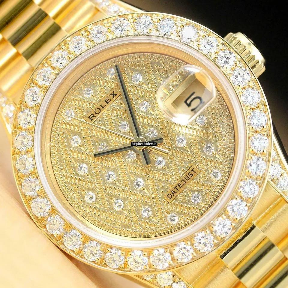 Stylish Replica Rolex Lady-datejust 69178 Caliber 2135 Automatic Movement 26mm Yellow Gold Case Womens Watch