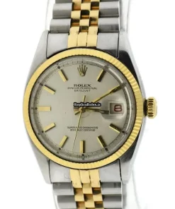 Incredible Replica Rolex Bubble Back 6105 Automatic Movement 35mm Gold/steel Case Mens/unisex Watch