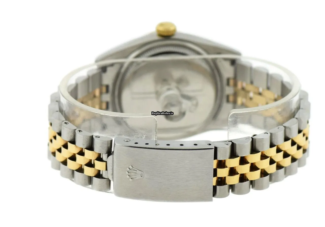 Incredible Replica Rolex Bubble Back 6105 Automatic Movement 35mm Gold/steel Case Mens/unisex Watch - Image 2