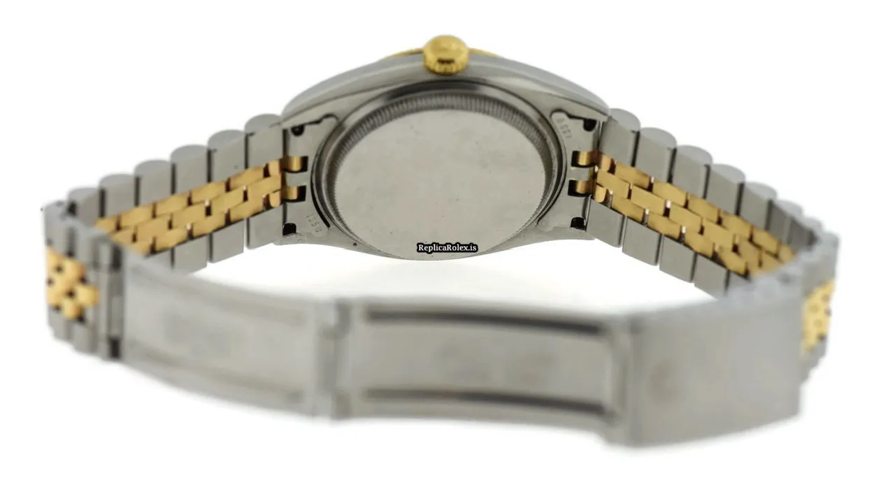 Incredible Replica Rolex Bubble Back 6105 Automatic Movement 35mm Gold/steel Case Mens/unisex Watch - Image 3