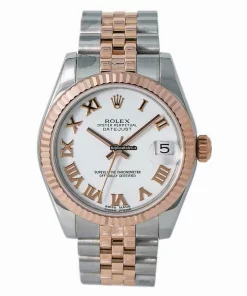 Reliable Replica Rolex Lady-datejust 178271 Automatic Movement 34mm Yellow Gold Case Womens Watch