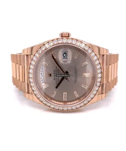 Incredible Replica Rolex Day-date 40 228345 Caliber 3255 Automatic Movement 40mm Rose Gold Case Mens/unisex Watch