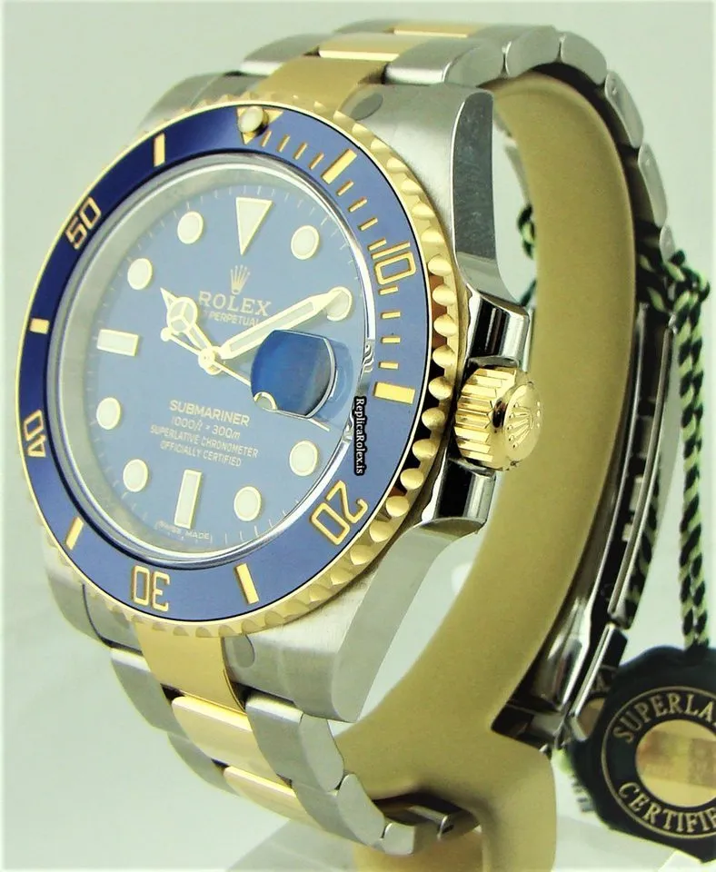 Attractive Replica Rolex Submariner Date 116613lb Caliber 3135 Automatic Movement 40mm Gold/steel Case Mens/unisex Watch - Image 3