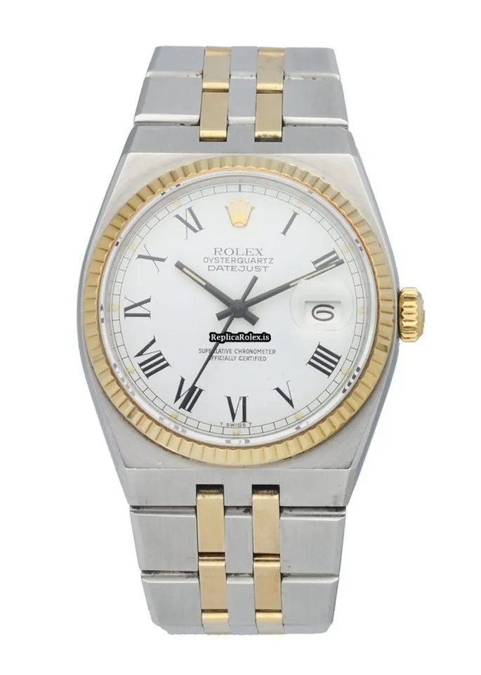 Fabulous Fake Rolex Datejust Oysterquartz 17013 Quartz Movement 36mm Steel Case Mens/unisex Watch