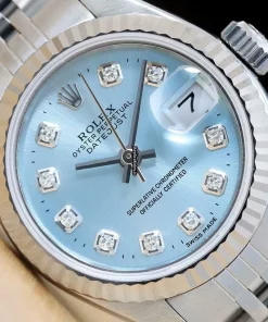 Exquisite Fake Rolex Lady-datejust 69174 Caliber 2135 Automatic Movement 26mm Steel Case Womens Watch