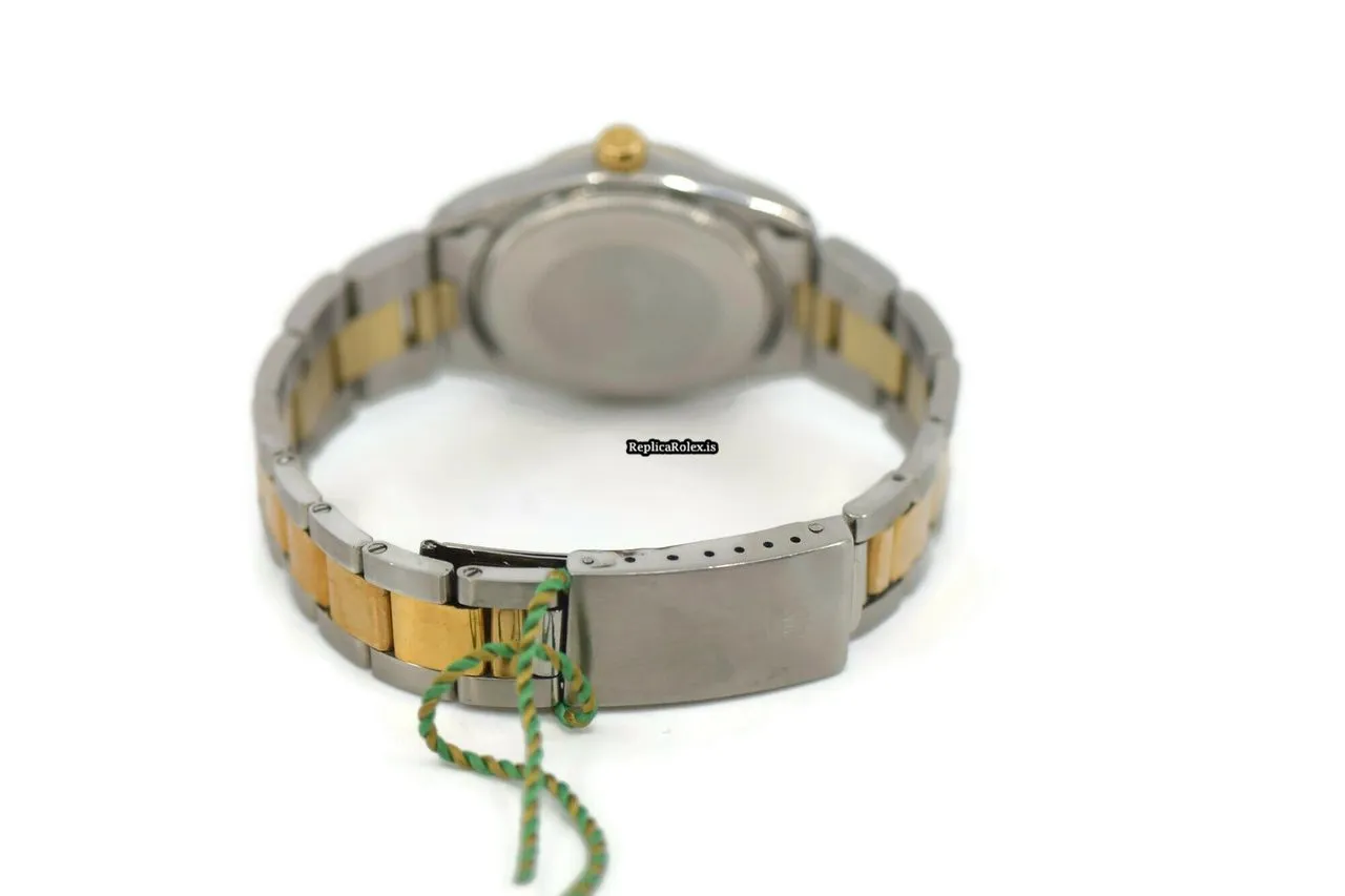 Well Made Replica Rolex Oyster Perpetual Date 1500 Caliber 1570 Automatic Movement 34mm Gold/steel Case Mens/unisex Watch - Image 2