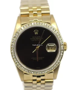 Fantastic Clone Rolex Datejust 16238 Caliber 3135 Automatic Movement 36mm Yellow Gold Case Mens/unisex Watch