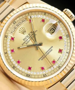 Wonderful Replicas Rolex Day-date 36 18238 Caliber 3155 Automatic Movement 36mm Yellow Gold Case Mens/unisex Watch